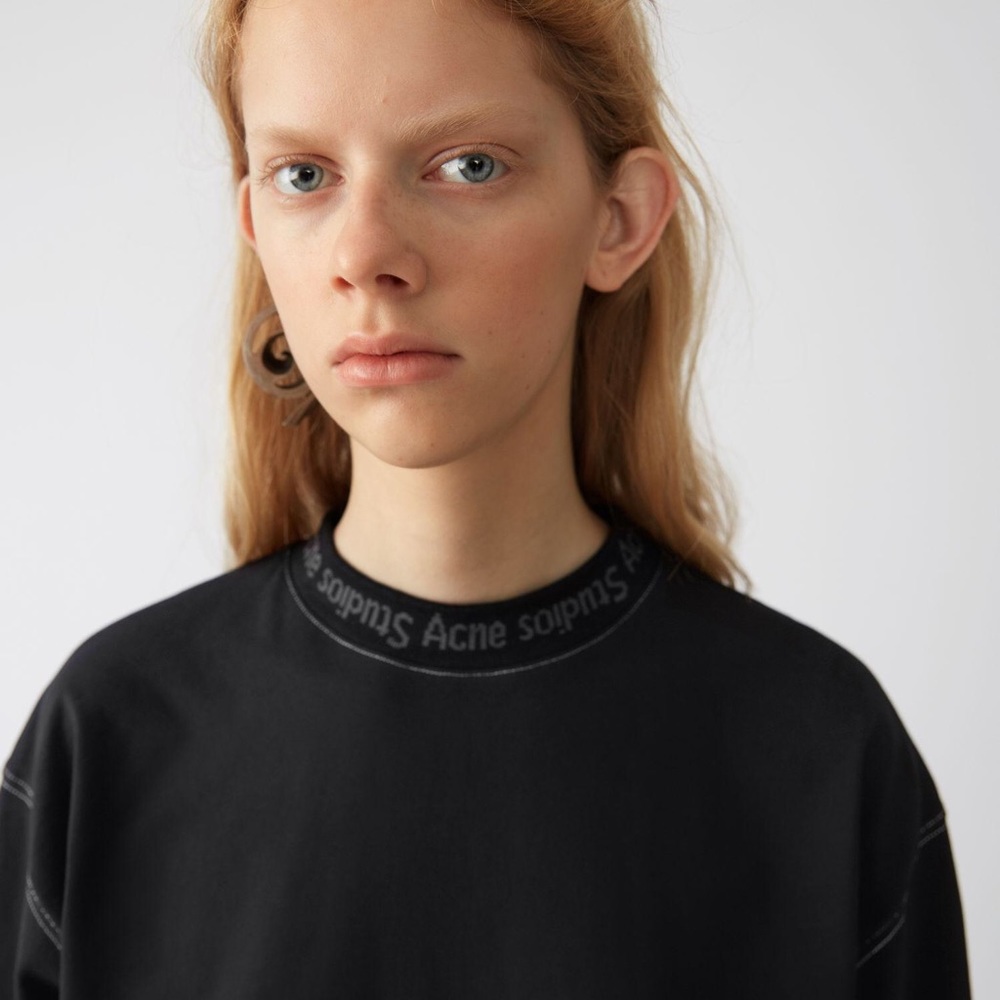 ACNE STUDIOS GRETA black overdyed